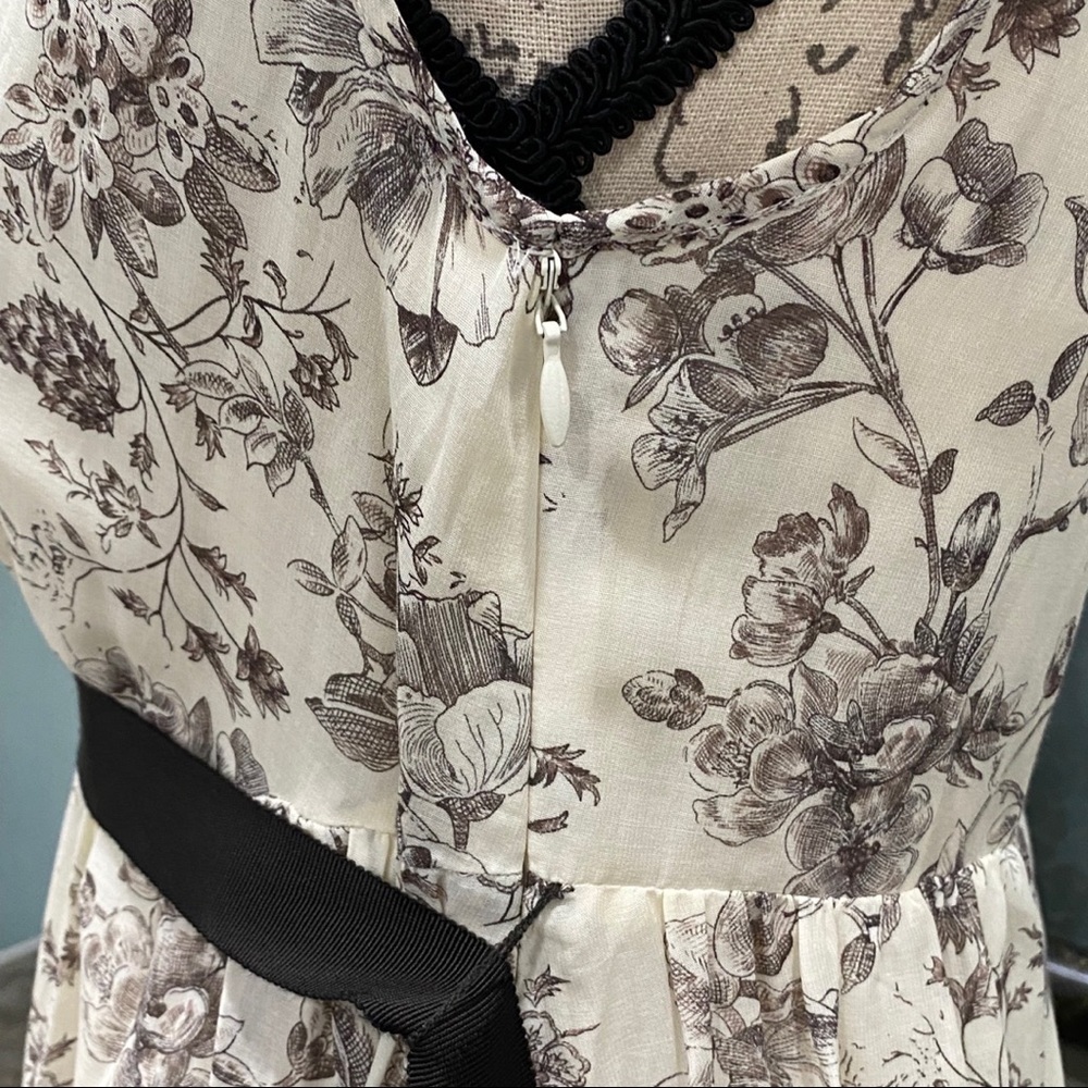 Banana Republic | Floral Tea Dress| Silk Blend Lined | Size 2 | NWT - Picture 6 of 16